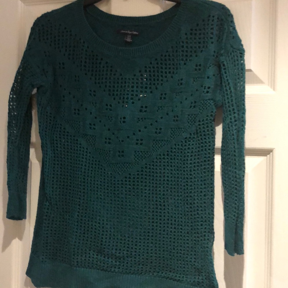 Cable knit sweater